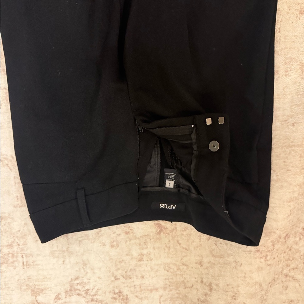Women's Elegant Black Trousers